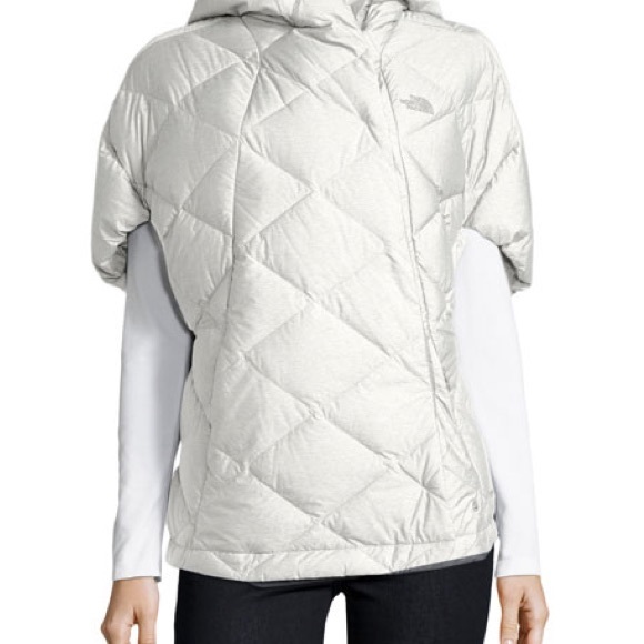 The Northface Far Northern Quilted Puffer Capelet EUC Rich Navy XS - Picture 9 of 16